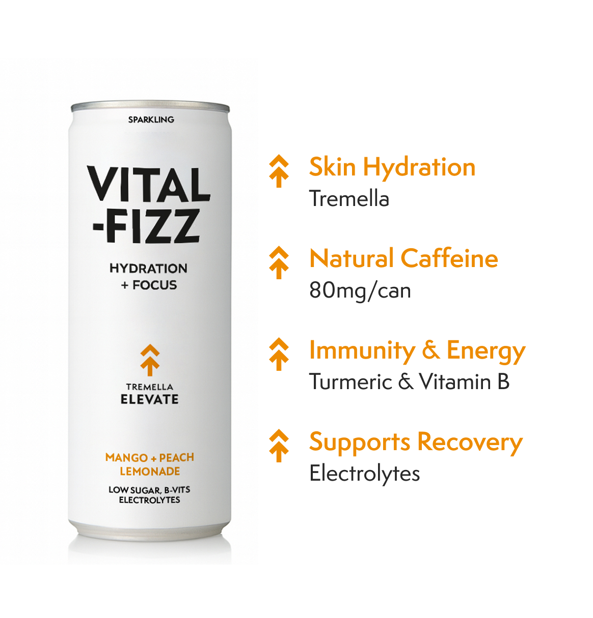 Vital-Fizz - Mango + Peach Lemonade hover